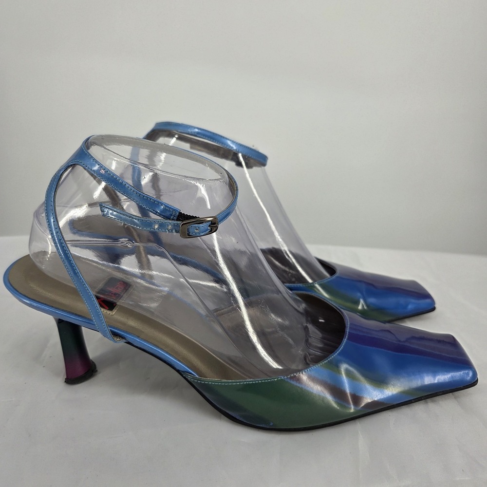 Vtg Paul Melian Women's Fuchsia Slingback Heels Pumps 11